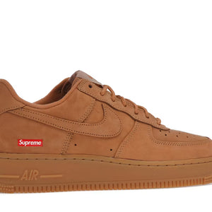 Nike Air Force 1 Low Supreme Box Logo Wheat Flax