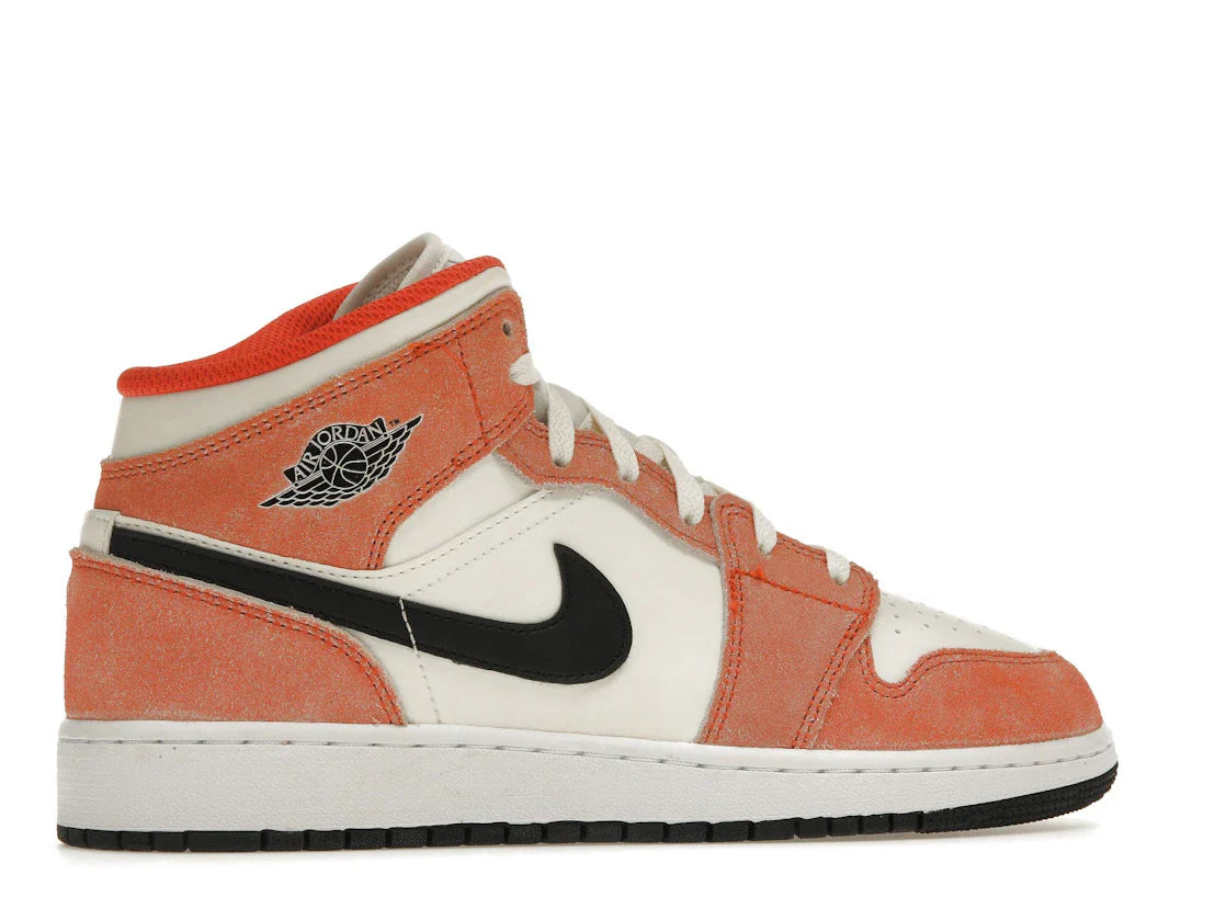 Nike Air Jordan 1 Mid 'Orange Suede'
