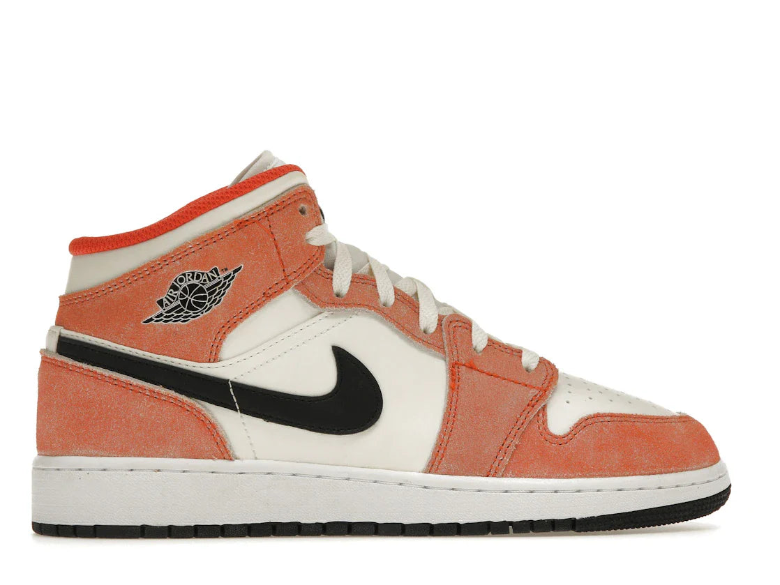Nike Air Jordan 1 Mid 'Orange Suede'