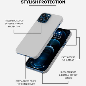 Serene Gardenia Hard Phone Case