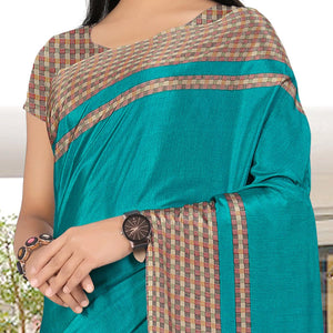 Imposing Green Coloured Casual Wear Printed Crepe Saree
