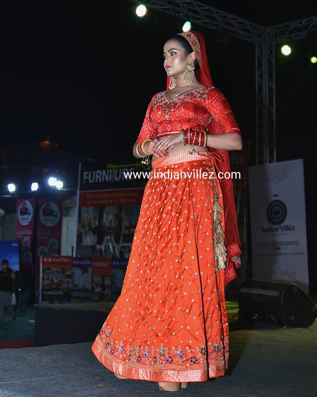 Red Zardogi Work Handloom Silk Bridal Lehenga Choli