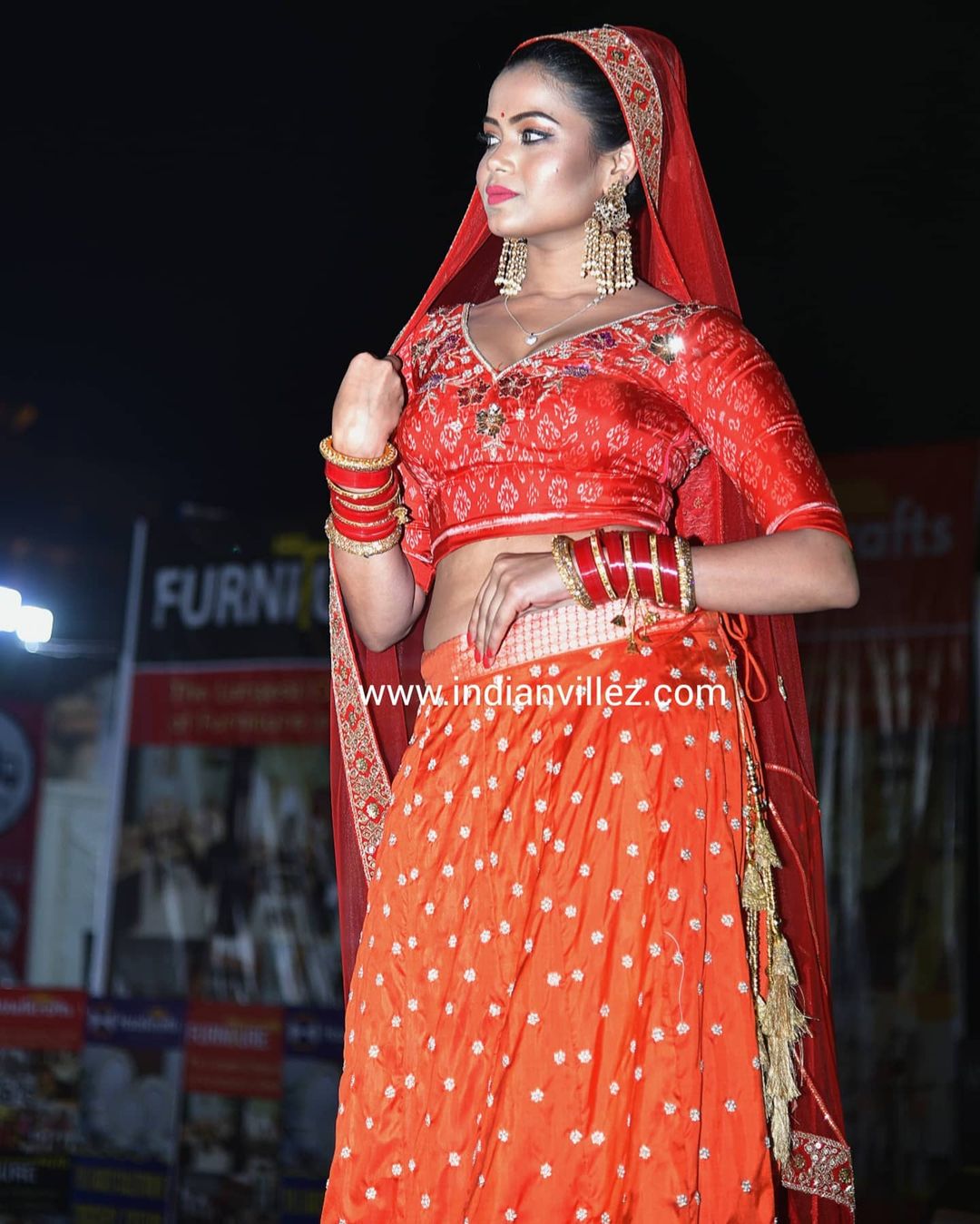 Red Zardogi Work Handloom Silk Bridal Lehenga Choli
