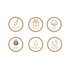 Floral Turf Green 100% Cotton King Size Bedsheet - Kalakari Haath By Spaces