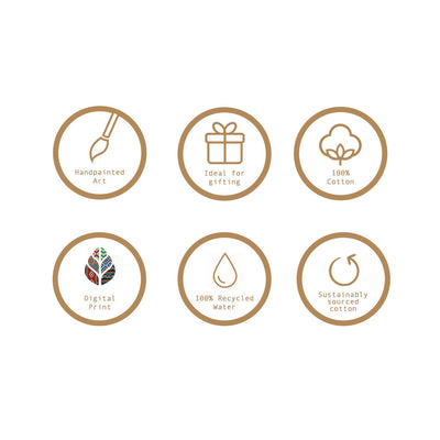 Floral Turf Green 100% Cotton King Size Bedsheet - Kalakari Haath By Spaces