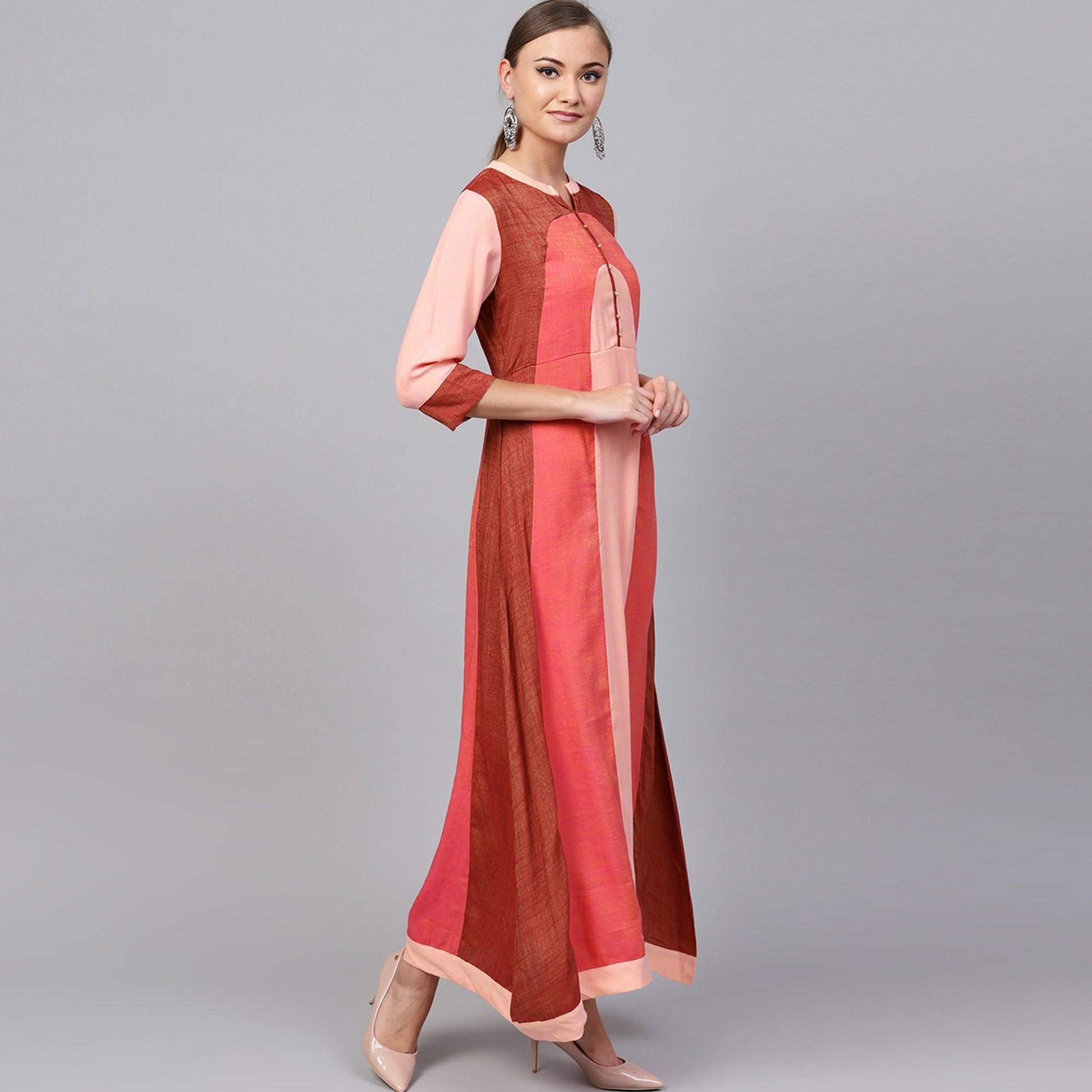 Innovative Multi Colored Casual Wear Viscose Rayon Kurti