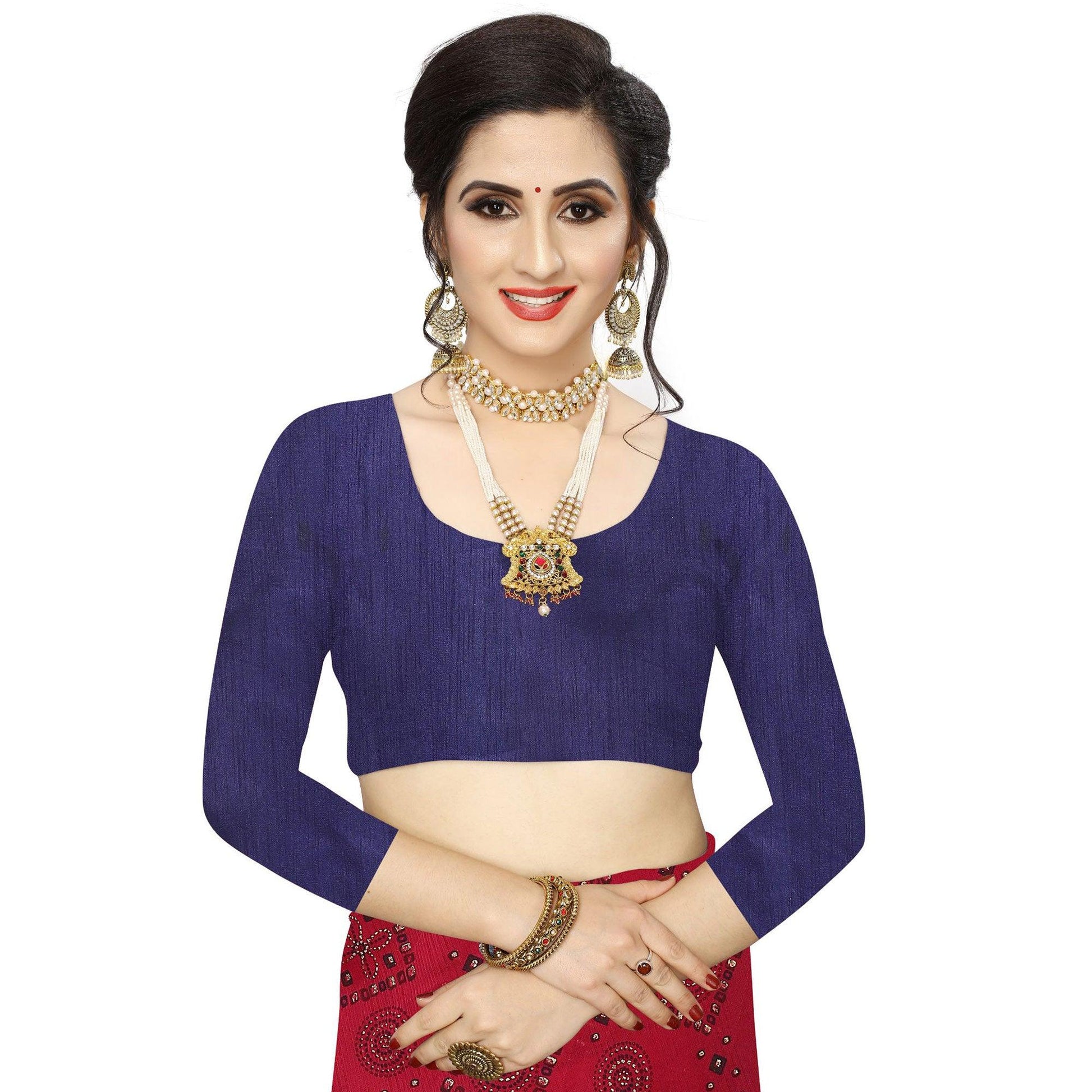 Innovative Red Colored Casual Wear Printed Art Silk Saree
