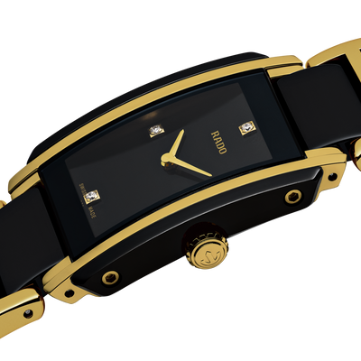 Rado Integral Black Dial Women 22.7mm
