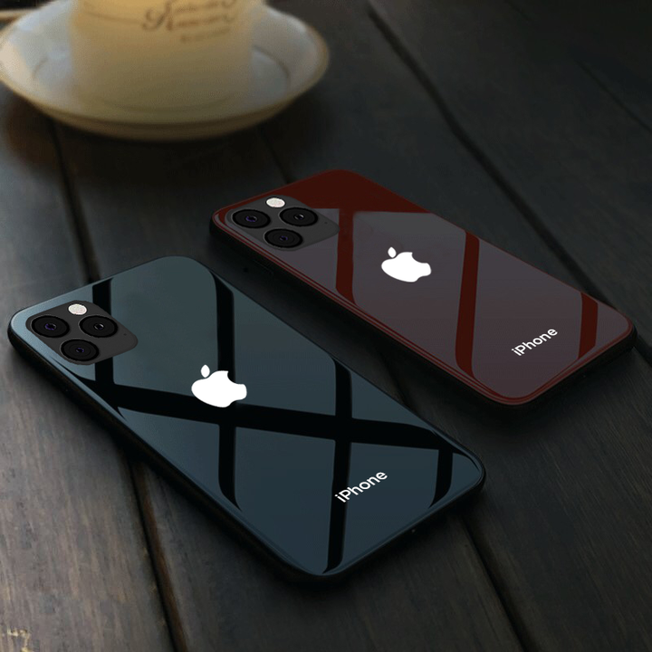 iPhone 11 LED Logo Glass Back Case