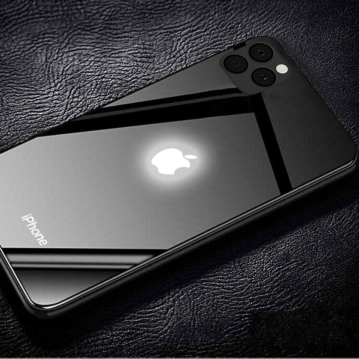 iPhone 11 LED Logo Glass Back Case