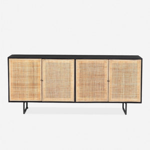 Open Box: Hannah Sideboard, Black and Natural