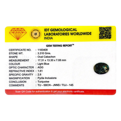 Irani Firoza - 16.55 Carat