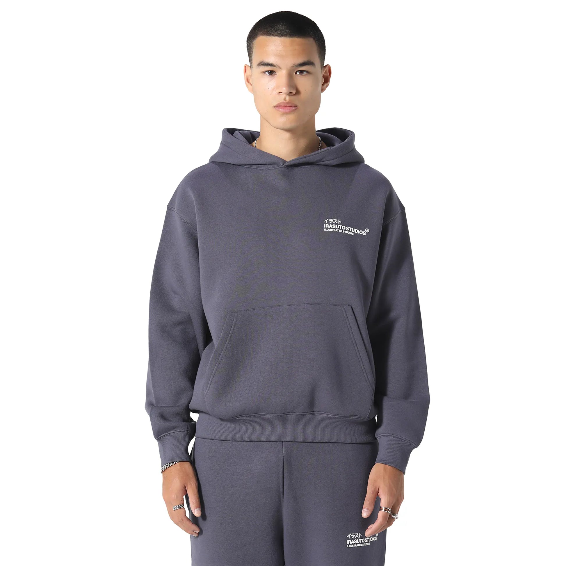 Irasuto Studios Crane Sea Blue Hoodie