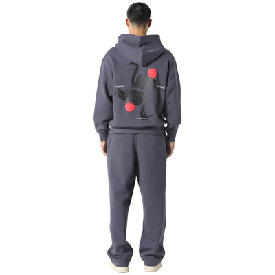 Irasuto Studios Crane Sea Blue Hoodie