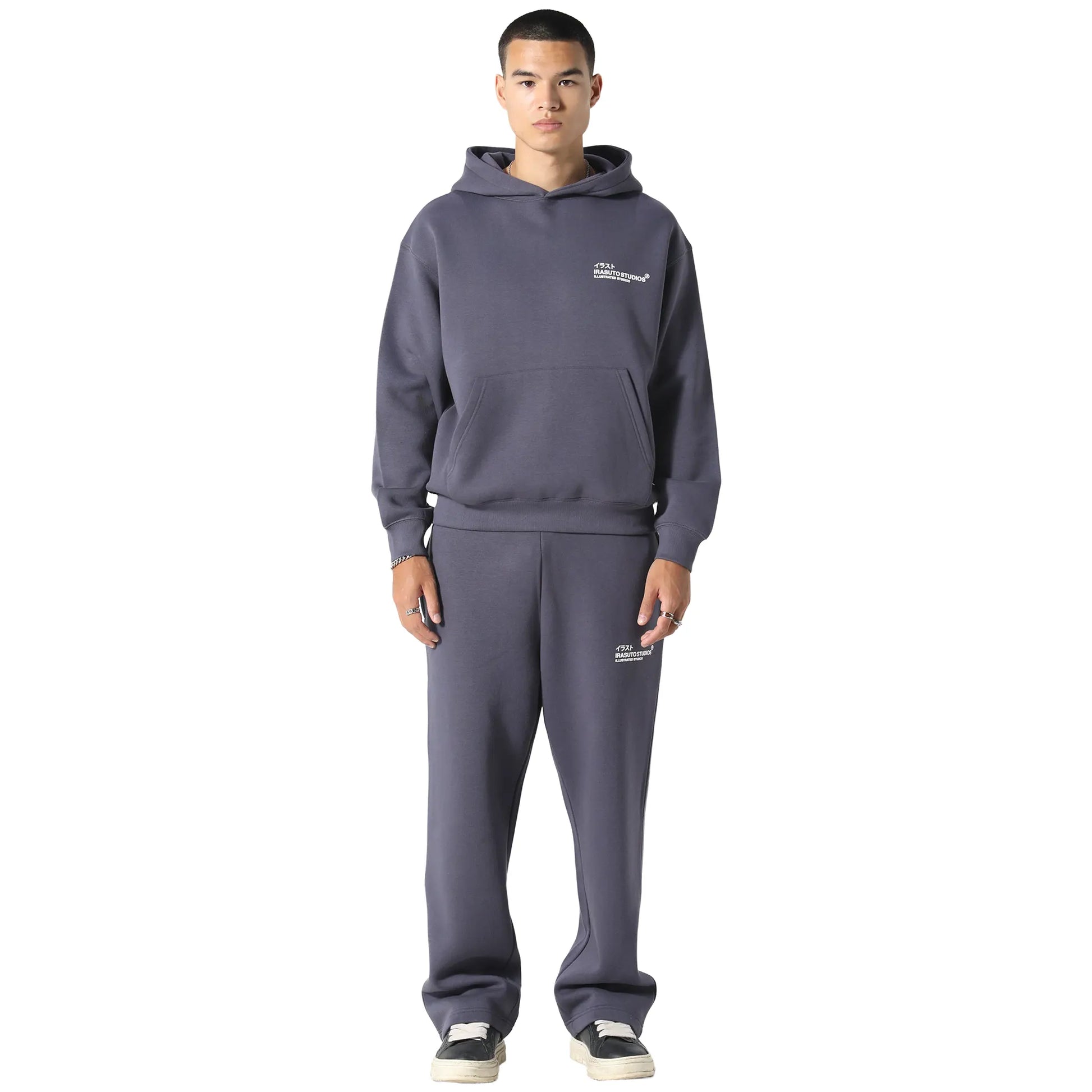 Irasuto Studios Crane Sea Blue Hoodie