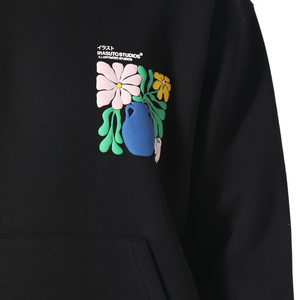Irasuto Studios Hikari Bloom Black Hoodie
