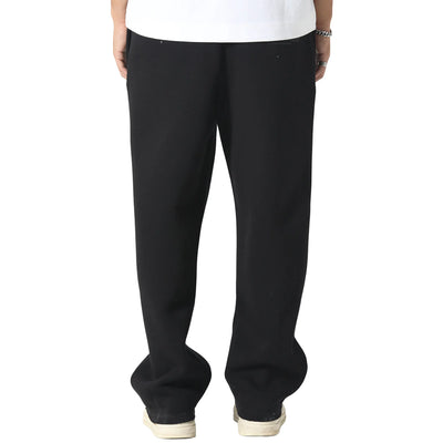 Irasuto Studios Raw Hem Black Sweatpants