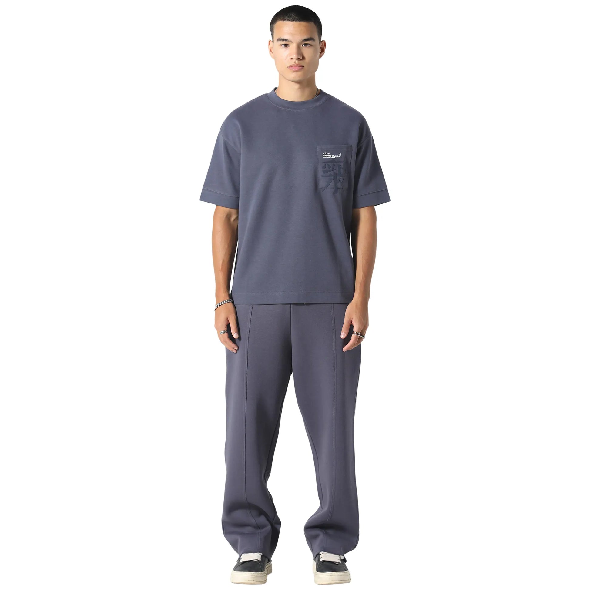 Irasuto Studios Raw Hem Deep Sea Sweatpants