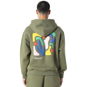 Irasuto Studios Shikaku Form Khaki Zip-Up Hoodie