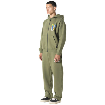 Irasuto Studios Shikaku Form Khaki Zip-Up Hoodie