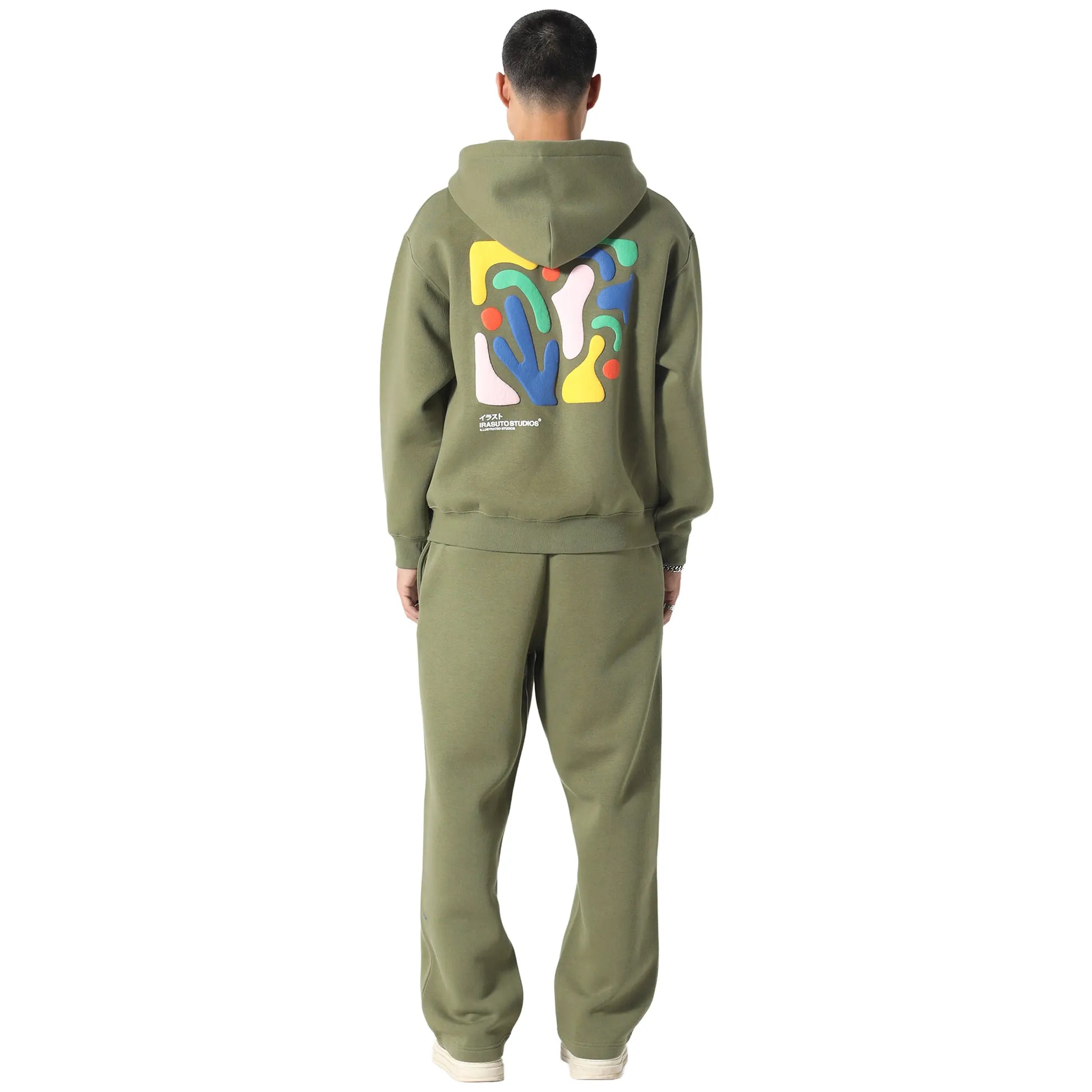 Irasuto Studios Shikaku Form Khaki Zip-Up Hoodie