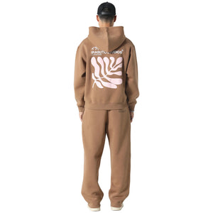 Irasuto Studios Sumi Flow Tobacco Zip-Up Hoodie