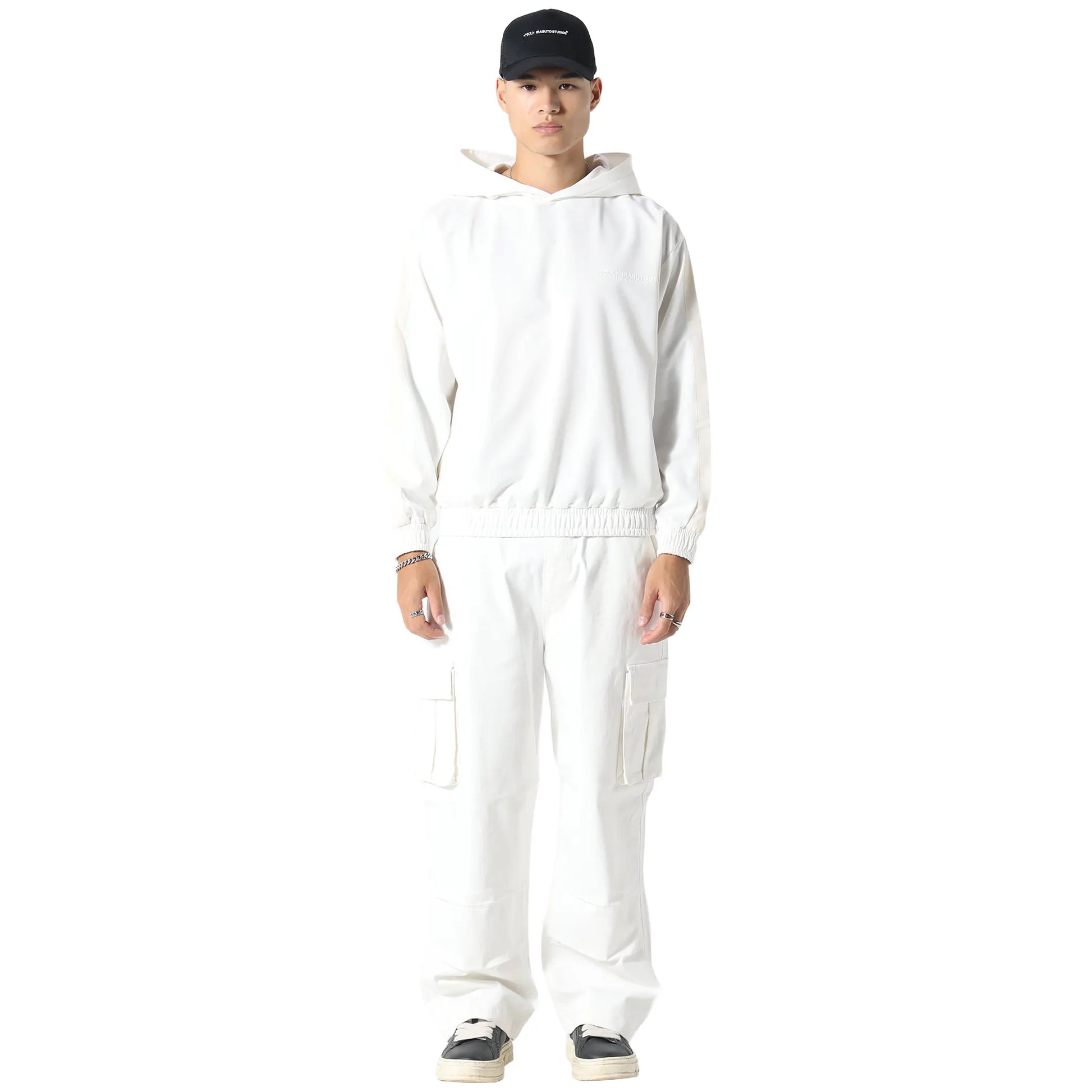 Irasuto Studios Tricote Bone White Hoodie
