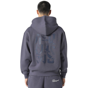 Irasuto Studios Typo Sea Blue Hoodie
