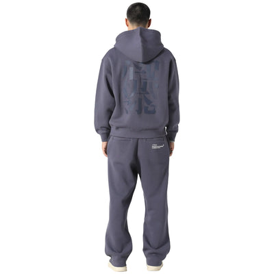 Irasuto Studios Typo Sea Blue Hoodie