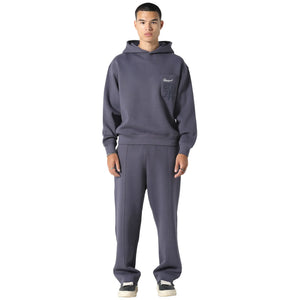 Irasuto Studios Typo Sea Blue Hoodie
