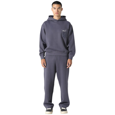 Irasuto Studios Typo Sea Blue Hoodie