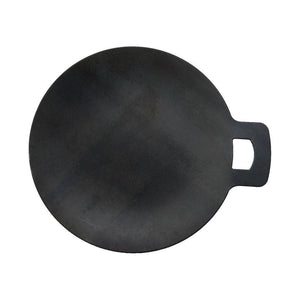 100% Pure Iron Tawa, Concave, Seasoned, Toxin-free, Nonstick, 30cm, 1.77kg