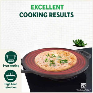 CASTrong Cast Iron Cookware Set: Free ₹400 Tadka Pan+ Tawa+ Kadai, Kitchen Set for Home, Pre-seasoned, 100% Pure, Toxin-free, Induction