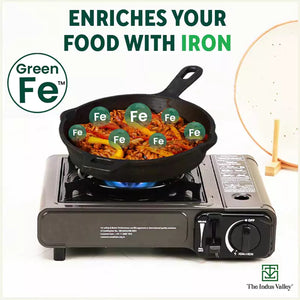 Super Smooth Cast Iron Fry Pan, Silicon Handle, 100% Pure, Toxin-free,Pre-seasoned, Induction, Non-stick, 20.3/25.4cm, 1.3/1.7L, 2.3/2.4kg