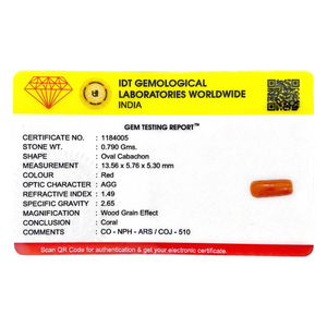 Red Coral - 3.95 Carat
