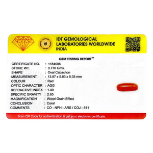 Red Coral - 3.85 Carat