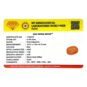 Red Coral - 3.9 Carat