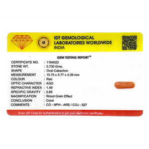 Red Coral - 3.65 Carat