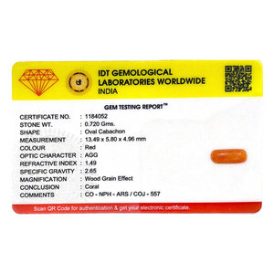 Red Coral - 3.6 Carat