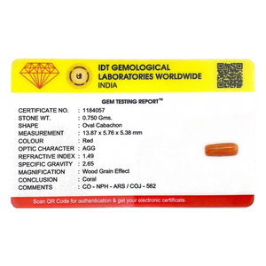 Red Coral - 3.75 Carat