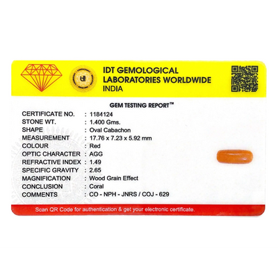 Red Coral - 7 Carat