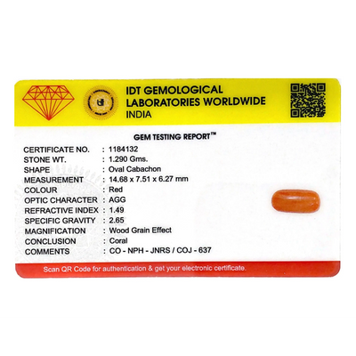 Red Coral - 6.45 Carat