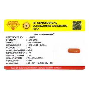 Red Coral - 6.5 Carat