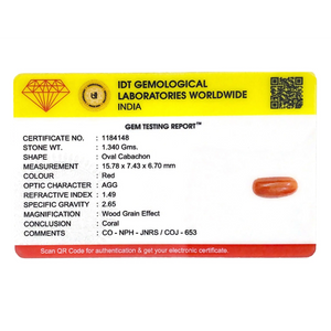 Red Coral - 6.7 Carat