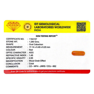 Red Coral - 6.3 Carat