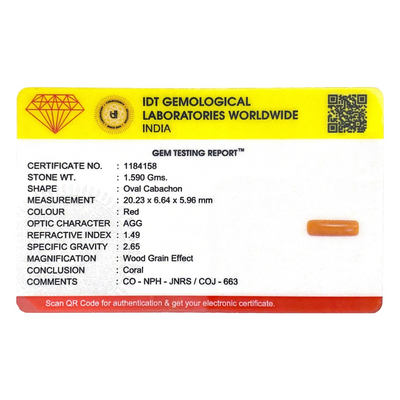 Red Coral - 7.95 Carat