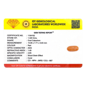 Red Coral - 6.6 Carat