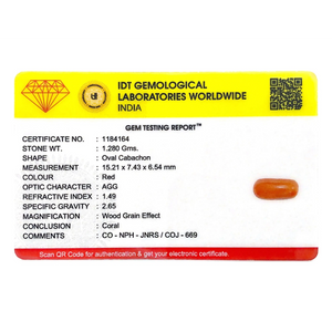 Red Coral - 6.4 Carat