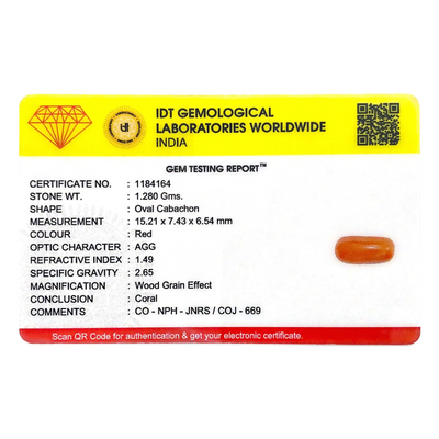 Red Coral - 6.4 Carat