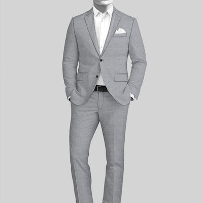 Italian Cotton Houndstooth Isla Suit